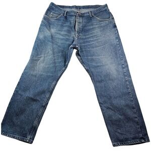 Wrangler Denim‎ Jeans Pants Men Size 42x30 Blue Relaxed Fit Cotton